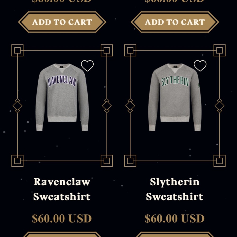 HP Universal Studios Slytherin Unisex small
Sweatshirt WW gray Slytherian - Picture 3 of 10